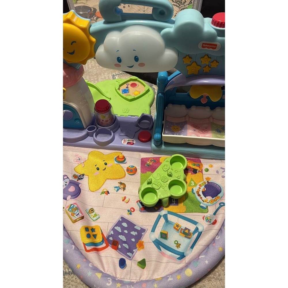Fisher Price Little People 1-2-3 Play Date Nursery Mat Playset - Picture 2 of 3